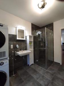 Η κουζίνα ή μικρή κουζίνα στο Ferienwohnung Sonnenlicht