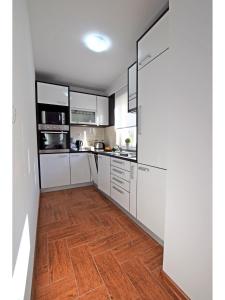 Kuchyň nebo kuchyňský kout v ubytování Apartment Dinko