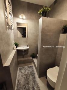 Ένα μπάνιο στο Apartament Elbląg GoodEnergy - Stare Miasto, Oldtown, Altstadt +15 φωτογραφίες