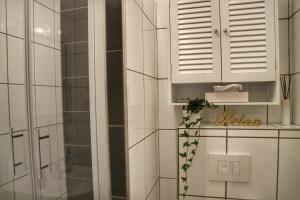 Koupelna v ubytování Edersee Aktivurlaub