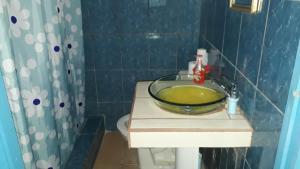 Koupelna v ubytování Hotel La Uvita