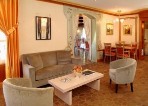 Area soggiorno di Hotel Gruber