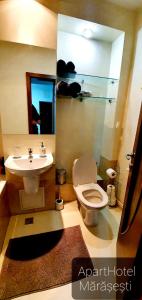 Phòng tắm tại ApartHotel Marasesti