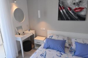 Posteľ alebo postele v izbe v ubytovaní Villa NEDE 1