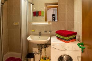 Kúpeľňa v ubytovaní Haus am Römerbad + 37 fotografií