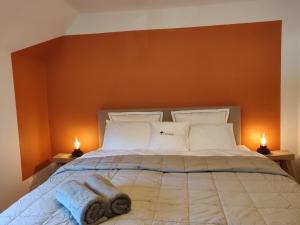 Rúm í herbergi á forrest - Holiday Home - Vakantiewoning