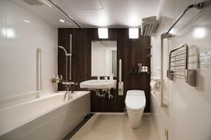 Koupelna v ubytování Nest Hotel Tokyo Hanzomon