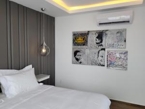 Postel nebo postele na pokoji v ubytování Appartements Lamblin