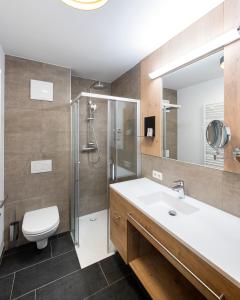 Koupelna v ubytování A Casa Elements