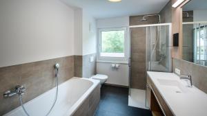 Koupelna v ubytování A Casa Elements