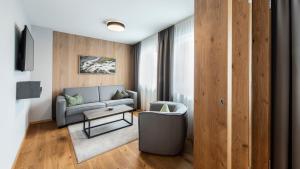 Posezení v ubytování A Casa Elements