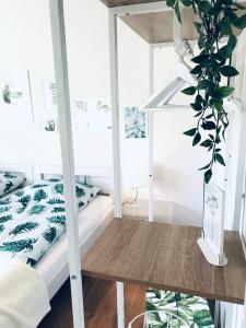 Postel nebo postele na pokoji v ubytování Eifel-House - FeWo