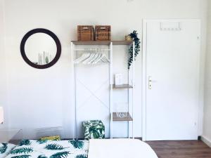 Postel nebo postele na pokoji v ubytování Eifel-House - FeWo