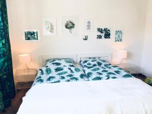 Postel nebo postele na pokoji v ubytování Eifel-House - FeWo