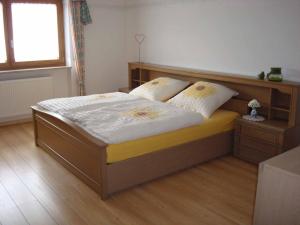 Posteľ alebo postele v izbe v ubytovaní Ferienwohnung Gabi
