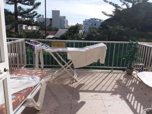 A balcony or terrace at Carihuela Park Palace Studio