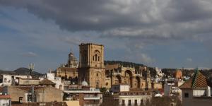 Ein allgemeiner Blick auf Granada oder ein Stadtblick von des Hotels aus