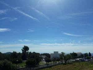 a view of a city with trees and buildings at Villa Es Cubells 204 in Es Cubells +20 photos
