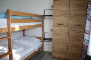Postel nebo postele na pokoji v ubytování Ferienwohnung Palme