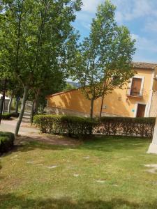 A garden outside El Balcon de Peñafiel