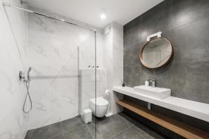 Kúpeľňa v ubytovaní Apartament - Kluszkowce nad Jeziorem Czorsztyńskim