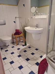 Ein Badezimmer in der Unterkunft Zur Goldenen Kartoffel