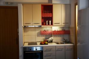 A kitchen or kitchenette at Dolphin Studios