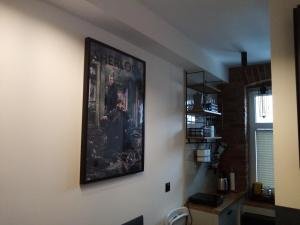 Kuchyňa alebo kuchynka v ubytovaní Mikro Apartament Solo na Starówce 8m2