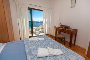 Posteľ alebo postele v izbe v ubytovaní ALANA 1 PENTHOUSE