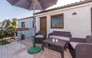 Ein Balkon oder eine Terrasse in der Unterkunft Apartments Spinotti