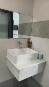 Koupelna v ubytování Cát Khuê Motel