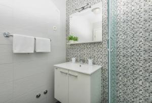 Koupelna v ubytování Apartmani Katarina