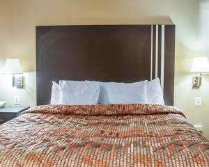 Postel nebo postele na pokoji v ubytování Amherst Inn & Suites