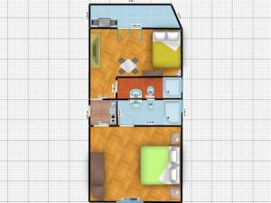 Půdorys ubytování Apartment Martina Tučepi
