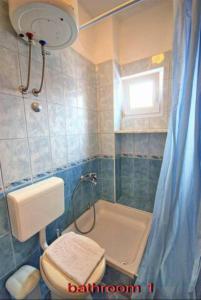 Koupelna v ubytování Apartment Martina Tučepi