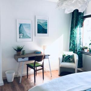 Postel nebo postele na pokoji v ubytování Eifel-House - FeWo