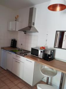 Kuchyňa alebo kuchynka v ubytovaní Apartment Ute
