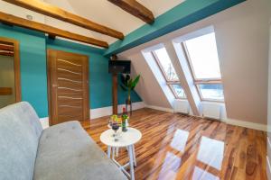 Posedenie v ubytovaní Lawendowe wzgórze Apartamenty