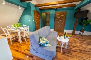 Posedenie v ubytovaní Lawendowe wzgórze Apartamenty