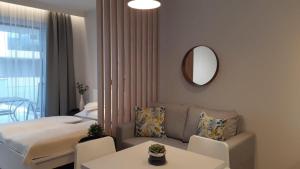 Posteľ alebo postele v izbe v ubytovaní Beach&Pool