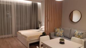 Posteľ alebo postele v izbe v ubytovaní Beach&Pool