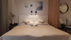 Posteľ alebo postele v izbe v ubytovaní Beach&Pool