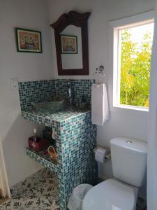 Kupatilo u objektu El Chalet de El Refugio de la Loma