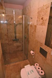 Kúpeľňa v ubytovaní Hotel Klika