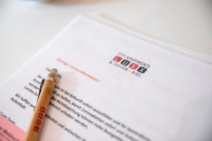 Certifikát, hodnocení, plakát nebo jiný dokument vystavený v ubytování Luxx City Apartments