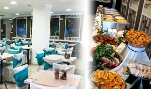 Reštaurácia alebo iné gastronomické zariadenie v ubytovaní Hotel Pacific Palma