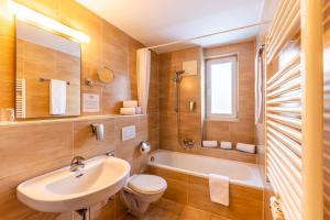 Koupelna v ubytování Club Hotel am Kreischberg