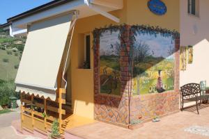 The building in which a panziókat is located