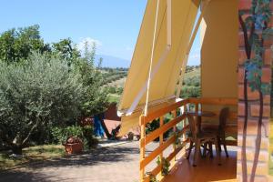 A balcony or terrace at Villa Lucia B&B