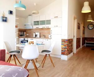 Kuchyň nebo kuchyňský kout v ubytování Ferienwohnung Bella Elisa